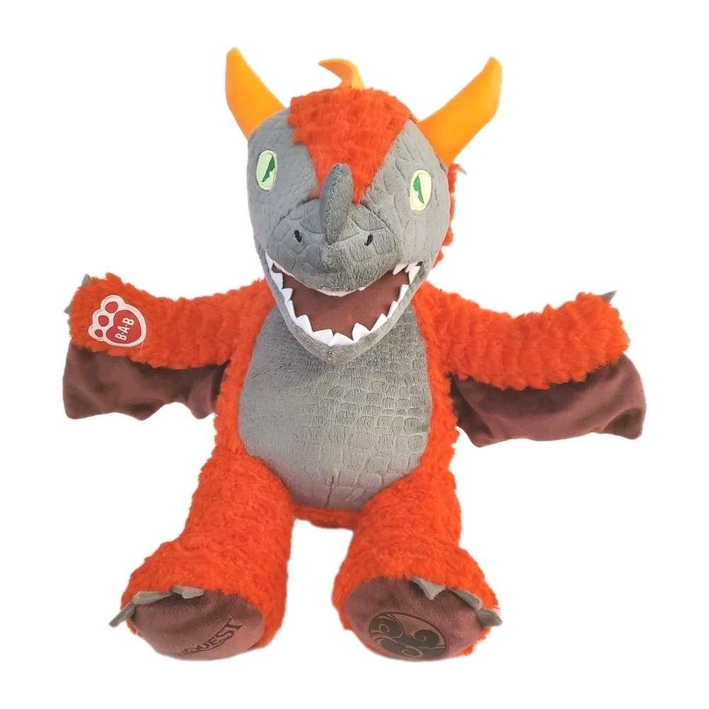 Build A Bear Magiquest Plush Red Dragon Glows In The Dark, ‎ Great Wolf Lodge